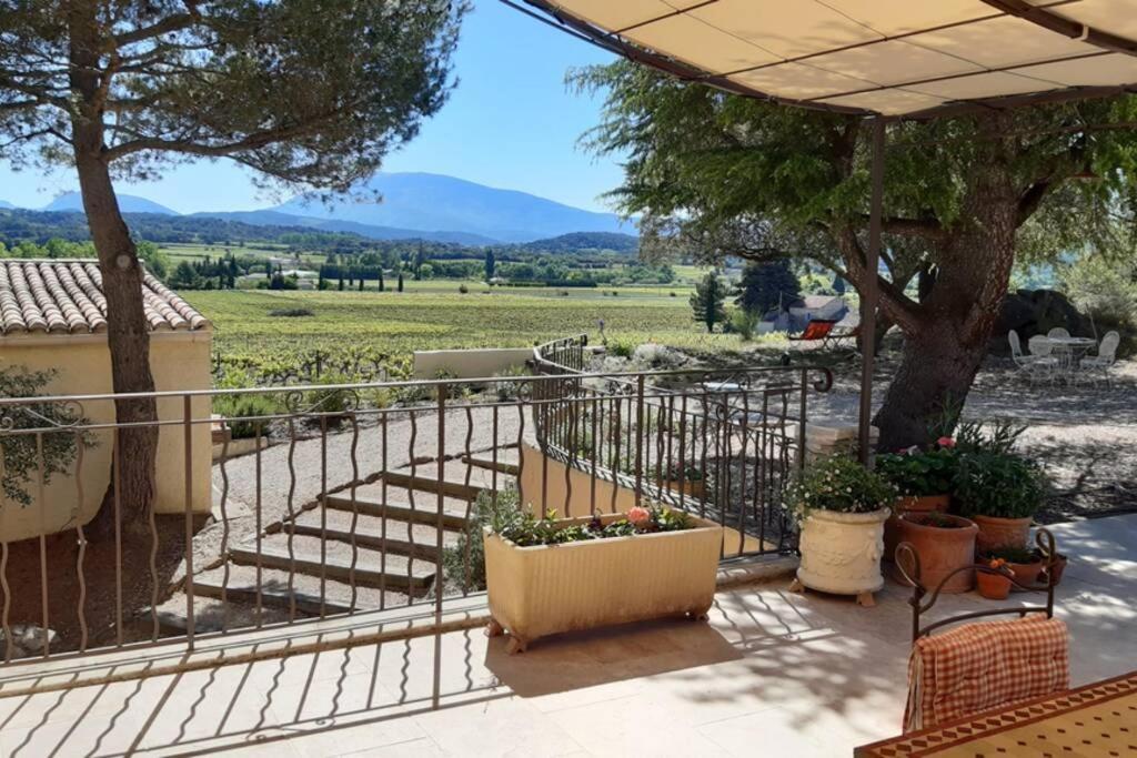 Le Clos Des Pins, Vue Mont Ventoux Roaix Exteriér fotografie