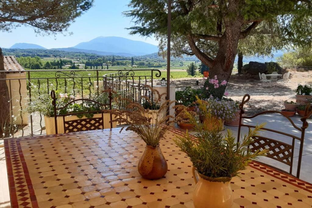 Le Clos Des Pins, Vue Mont Ventoux Roaix Exteriér fotografie